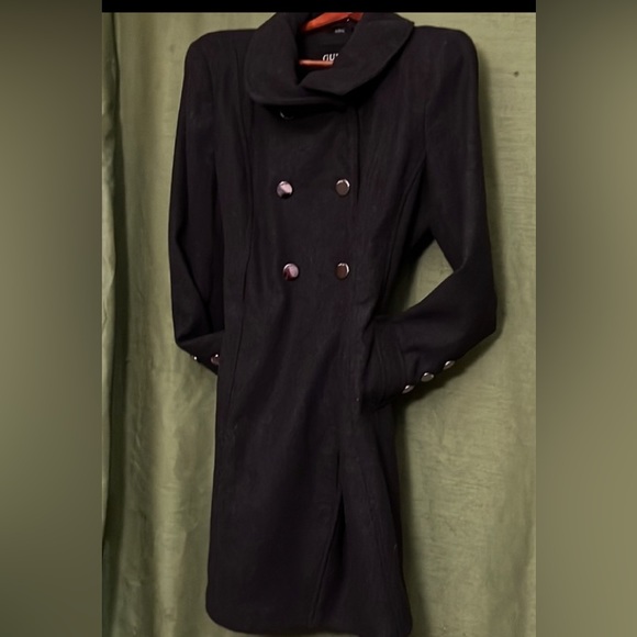 Guess, Pea coat,  knee length, Wool poly blend, - Picture 2 of 5